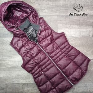 Marc New York Packable Jacket Hooded Vest Size M